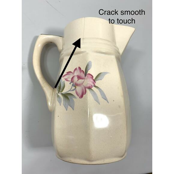 Vintage Ceramic‎ Teapot with Octagon Tray Pink Floral Hand Painted  Japan - Picture 5 of 13